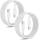 2Pack Type C to Type C Fast Charging Cord 6ft for Apple iPhone 17/16/15 1