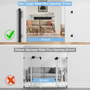 PRObebi Retractable Baby Gates for Stairs & Doorways, Dog Gate 0-54" W × 34"…