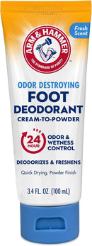Arm & Hammer Cream to Powder Foot Deodorant, Sweat & Odor Control — 1