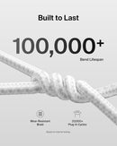 Belkin USB C to USB C 240W Braided Cable 3.3ft Fast iPhone Charger Cord 3