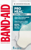 BAND-AID Brand Pro Heal 5 Day Protect Hydrocolloid Bandages, Large, 6 Ct — 1