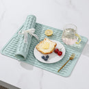 2 Pack Caketime Silicone Dish Drying Mat for Kitchen Counter Escurridor de…