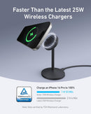 Anker MagSafe Charger, MagGo Qi2 15W 360-Degree Wireless Charger Stand photo 3