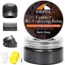 Dark Gray Leather Repair Kit, Recoloring Balm, Leather Dye — 1