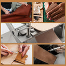 Manual Leather Splitter, Leather Paring Skiving Skiver Machine with Clamp | Silver-Type A — 7