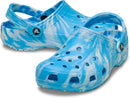 Crocs Unisex Adult Classic Marbled Tie-dye Clogs – Tinted Glass/Multi — 4