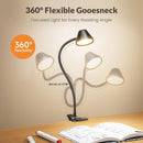 LEPOWER Clip on Light, Reading Lights for Books in Bed, 400LM, RG0 Eye-Care — 7