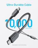 Anker 2-in-1 USB C to USB C Cable, 140W Max (1-Pack, 4 ft, Black) 5