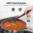 U-Taste Silicone Spatula Set with 600 Degrees Fahrenheit Heat Resistant (Black) — 3