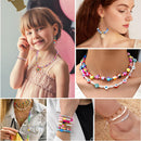 JOICEE 480PCS Fruit Flower Polymer Clay Beads Bracelet Charms Beads — 8