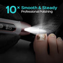 COSLUS C60 Professional Pedicure Manicure Kit, Cordless Electric Nail File - Rose — 5