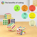32 Pack Mini Cube Puzzle Party Favors for Kids, 1.18in 3x3x3 Magic Cube Toy for Student School Rewards Classroom Prize Goodie Bag Stuffers, Gift for Birthday Valentines Easter Christmas — 4