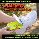 3/4 Length Carbon Fiber Arch Support Inserts for Flat Feet & Plantar Fasciitis - Heavy Duty Orthotic Insoles for Men Women - Standing All Day, Pain Relief (XL) — 2
