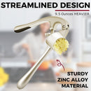 Kitessensu High Effective Garlic Press With Studs, Heavy Duty Garlic Mincer, Easy to Squeeze and Clean, Rust Proof,… — 7