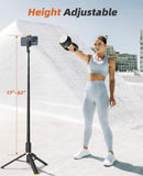 Tripod for iPhone, Selfie Stick with Remote, Stable & Durable Phone Tripod photo 4