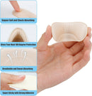 6 Pairs Heel Cushion Pads for Too Big Shoes - Protectors to Prevent Heel Pain, Blisters and Rubbing, Anti Slip Fillers Make Shoes Fit Tighter — 3