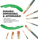 Princeton Artist Brush Lauren, Brushes for Acrylic and Watercolor Series 4350, Stroke Golden Synthetic, Size 050 | Stroke Size 050 — 4