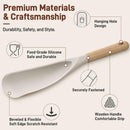 3 PACK Cooking Spoon Spatula for Nonstick Cookware, Heat Resistant Silicone — 2