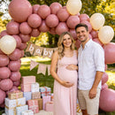 110pcs Dusty Pink Balloon 12 Inch, Brush Pink Latex Balloons for Birthday Party Baby Shower Wedding(with 2 Ribbons). | 12inch(normal) | A07-dusty Pink — 5