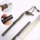 4" Survival Ferro Rod Drilled Flint Fire Starter and Striker Kit — 5