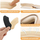 8 Pairs Heel Pads for Shoes, Adhesive Heel Grips for Womens Men, Shoe Filler Inserts for Too Big, Heel Protectors for Heel Pain, Heel Grippers for Loose Shoes, Shoe Size Reducer (Black) - Black | 8 Pairs — 4