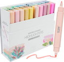 BLIEVE Bible Highlighters No Bleed, Pastel Colors, Dual Tip, 40 Pack | Multicolor — 1