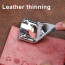 Skiving Knife, 2 Pcs Metal Leather Skiver and Safety Beveler Skiving Knife | black+silver — 6