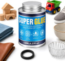 Super Glue, 4.37 Fl OZ All-Purpose Strong Adhesive for Plastic, Metal, Ceramic, Leather, Wood, Fast-Drying… — 1