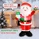 6 FT Christmas Inflatable Santa Claus with Gifts and Candy Outdoor Decor Christmas Blows up Yard Decoration with Built in LED Lights for Indoor,Holiday,Lawn,Yard — 2