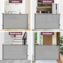 cideny Retractable Baby Gate for Stairs & Doorways, Dog Gate Indoor Outdoor
