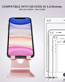 CreaDream Aluminum Cell Phone Stand, Adjustable Phone Holder for Desk photo 6