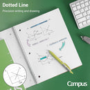 KOKUYO Spiral Notebooks, 3 Pack 10-1/2" x 8" Lined Notebook College Ruled | Pink, Sky Blue, Green — 7