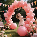 134Pcs Dusty Pink Balloons Different Sizes 5 10 12 18 Inch Retro Pink Latex Balloon for Birthday Wedding Baby Shower. — 5