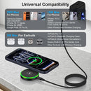 25W Magnetic Wireless Charger for Samsung Galaxy S26 Ultra/S26 Plus/S25/S24/S23/S22/S21/S20 Plus/Magnetic MagSafe Fast Charging Pad for iPhone 17 Pro Max/17e/16/15/14/13/12 Series/AirPods 4/3/2/Pro photo 6