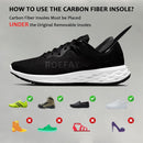 Carbon Fiber Insole for Turf Toe, Foot Fractures, Hallux Rigidus, Limitus, Rigid Insert for Sports, Hiking, Trekking, Basketball, Running, Alternative to Post Op Shoe 255 mm 1 Piece — 3