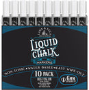 LANA & LUCA White Liquid Chalk Marker Pens - White - 10 Pack, 6mm | 10 Count (Pack of 1) — 1