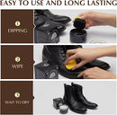 SALTY FISH Shoe Polish Cream 3.2Oz, Lanolin Shoe Polish Kit with Shoe Shine Sponge, Condition Waterproof Restore Shoe Boot | Brown — 5