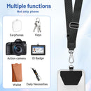 Doormoon Phone Lanyard, Universal Adjustable Neck Strap for Phone Case Keys ID Badges Cell Phone Lanyard Compatible with iPhone, Samsung, Most Smartphones, 2 Pack, Black Black photo 6