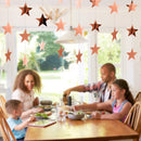 Patelai 130 ft Star Garland Banner Decor,Rose Gold | 130 feet — 5