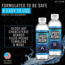 Crystal Clear Epoxy Resin 1 Gallon - Food Safe, UV Resistant, Bubble Free — 5