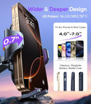 VICSEED 2026 Ultimate Sturdy Car Phone Holder [Upgraded 95+LBS Strongest Suction] Universal Long Arm Cellphone Mount for Car Dashboard Windshield Vent Truck Boat for iPhone 18 17 16 Pro Max & Android | Purple photo 5