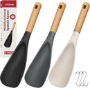 3 PACK Cooking Spoon Spatula for Nonstick Cookware, Heat Resistant Silicone — 1