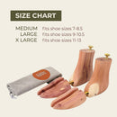 Cedar Boot Tree for Men - Natural Aromatic Wood Boot Tree Grown In USA, For Boots & Shoes, Storage Bag Included — 4