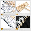 Artecho 32 Pcs Acrylic Paint Brushes Set with Case — 5