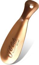 Metal Shoe Horn 8 in - Made in the USA - Antique Brushed Copper JC Cole — 1