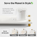 Razborci Water Absorbing Stone Sink Caddy Kitchen Sink Organizer Tray, Diatomite Bathroom Counter Tray, Gold Faucet… — 4