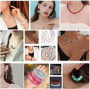 【2 Pack】 More Than 1300PCS Round Glass Beads for Jewelry Making,48 Colors 8mm Crystal Beads for Bracelets Jewelry… — 6