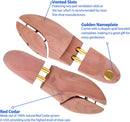 Cedar Shoe Tree for Men Women Red Cedar Wooden Shoe Trees with Twin Tubes — 4