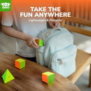 STEAM Life Speed Cube Set 4 Pack Magic Cube | Includes Speed Cubes 3x3, 2x2 Speed Cube, 4x4, Pyramid Cube, Smoothly Puzzle Cube Bundle Magic Cubes Collection for Kids & Adults — 5