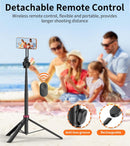 69" Magnetic Phone Tripod Stand Selfie Stick with Remote & Phone Mount photo 6